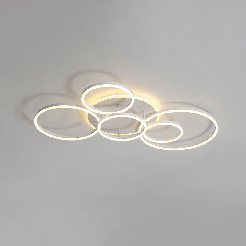 Plafondlamp Modern met Meerdere Ringen en Geïntegreerde LED Dimbaar