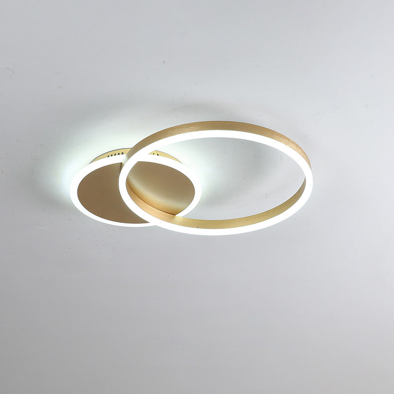 Plafondlamp Modern met Meerdere Ringen en Geïntegreerde LED Dimbaar