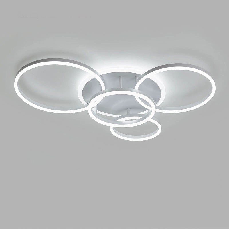 Plafondlamp Modern met Meerdere Ringen en Geïntegreerde LED Dimbaar