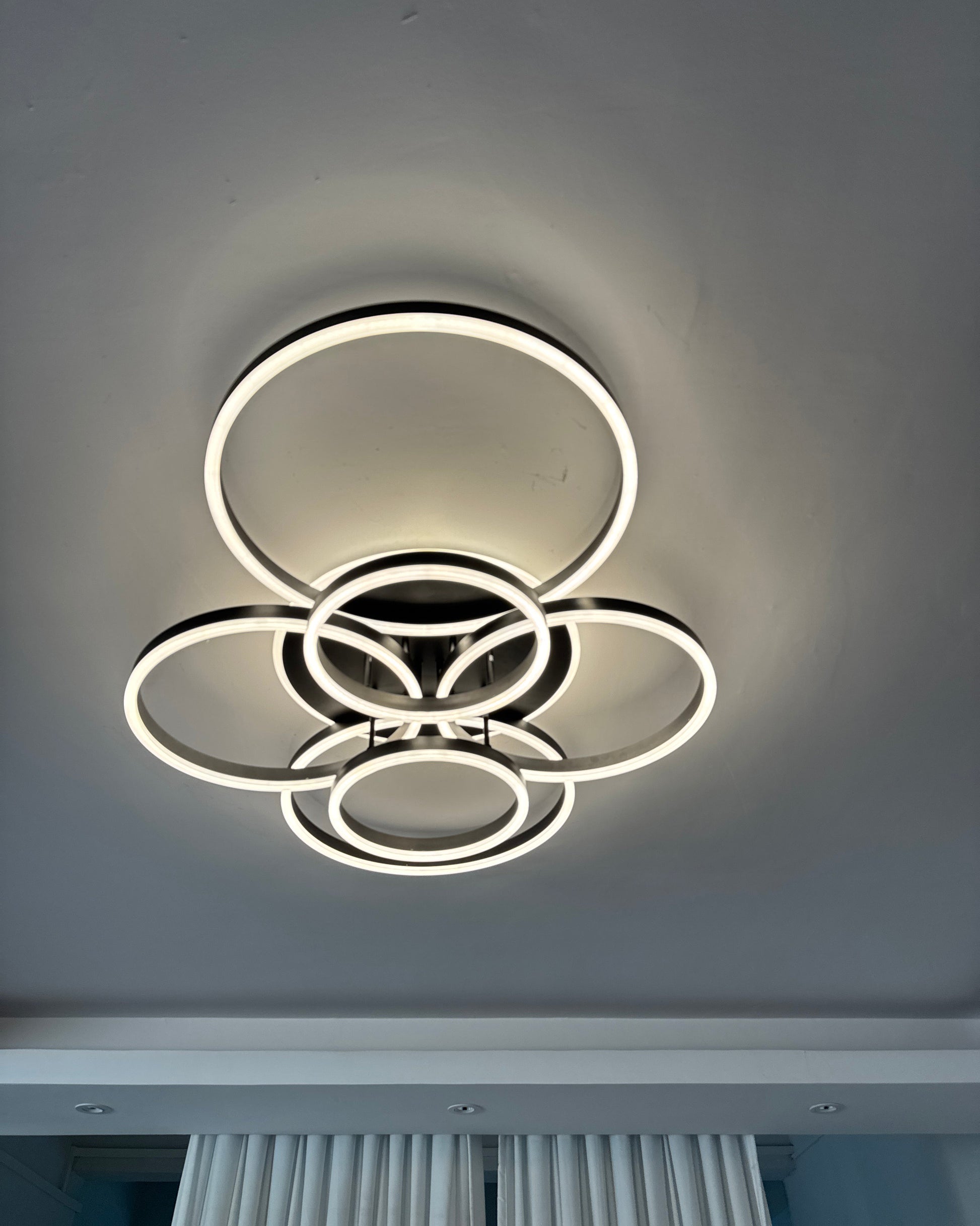 Plafondlamp Modern met Meerdere Ringen en Geïntegreerde LED Dimbaar