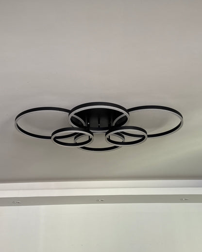 Plafondlamp Modern met Meerdere Ringen en Geïntegreerde LED Dimbaar