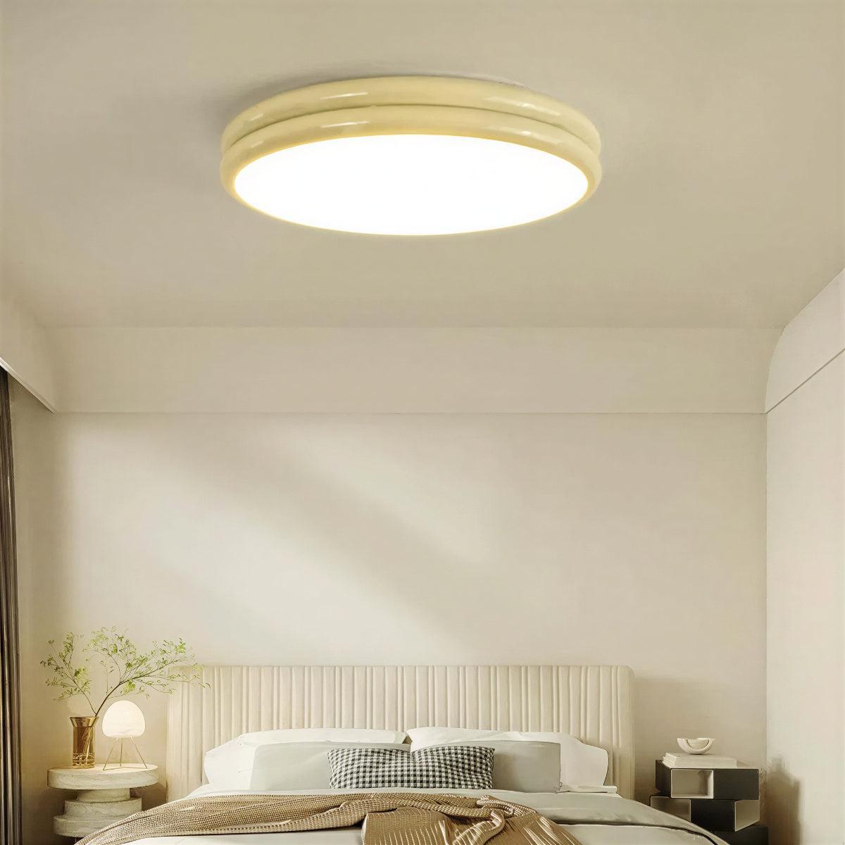 Plafondlamp Retro met Dubbele Ring en Geïntegreerde LED ##POS:2##