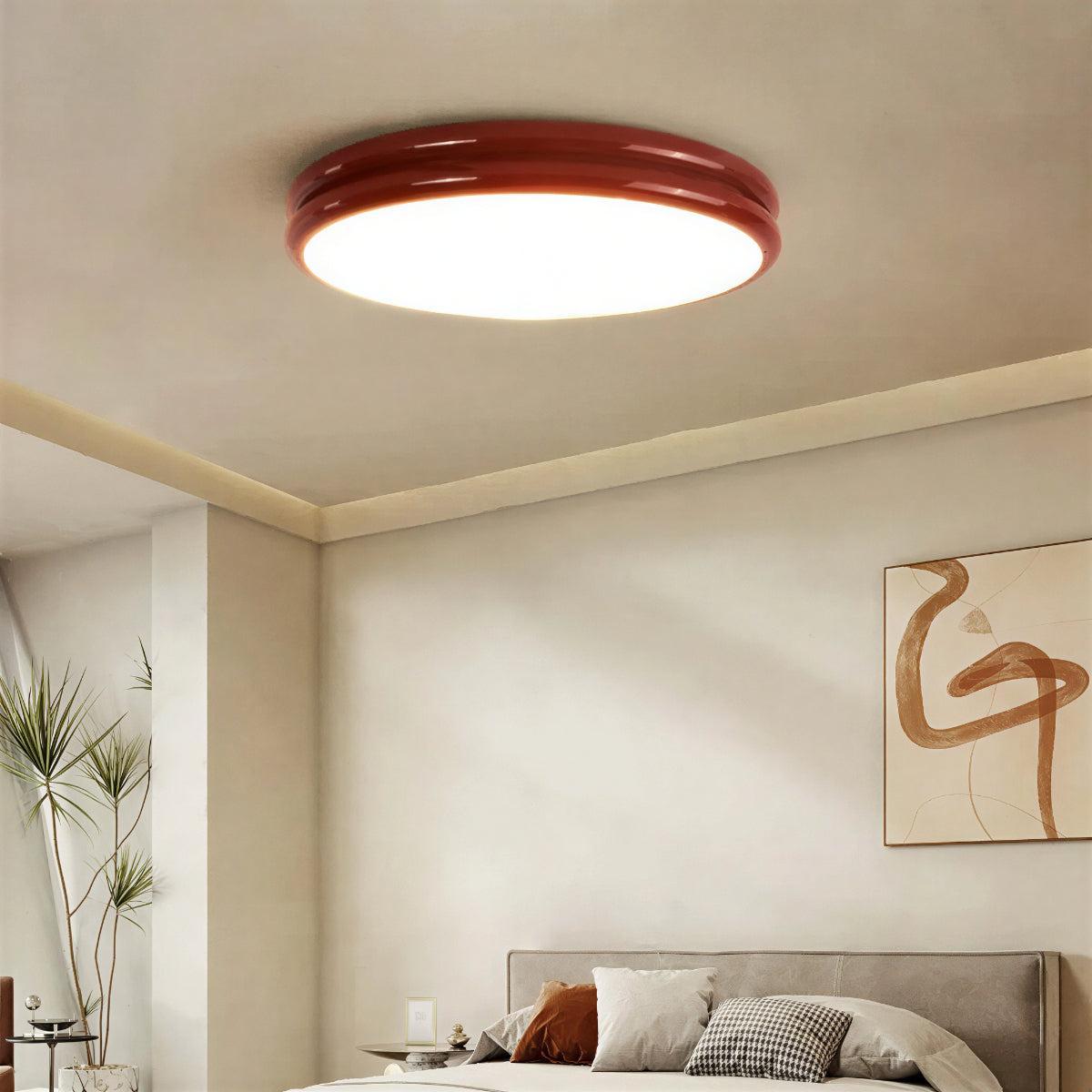 Plafondlamp Retro met Dubbele Ring en Geïntegreerde LED