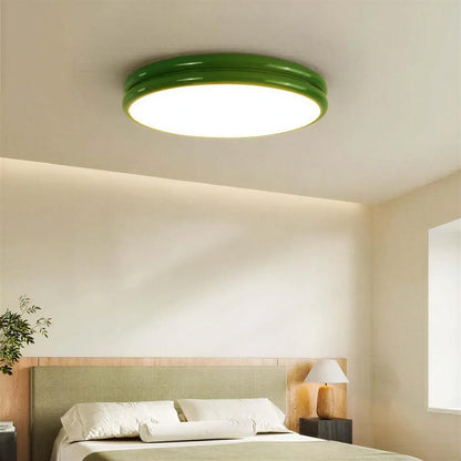 Plafondlamp Retro met Dubbele Ring en Geïntegreerde LED