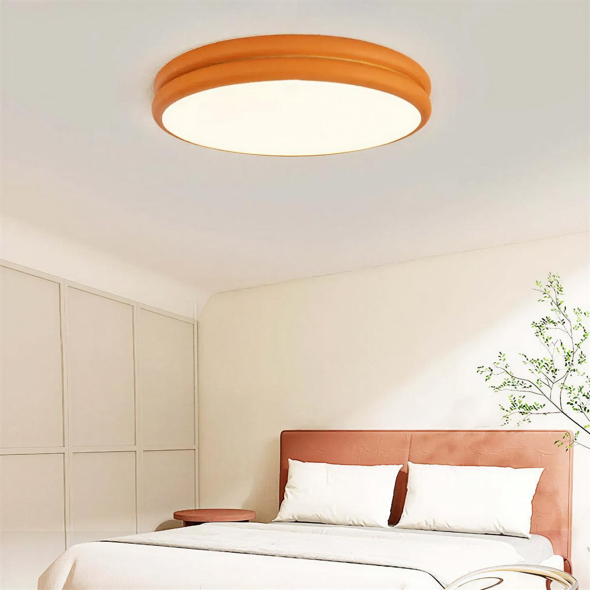 Plafondlamp Retro met Dubbele Ring en Geïntegreerde LED ##POS:5##