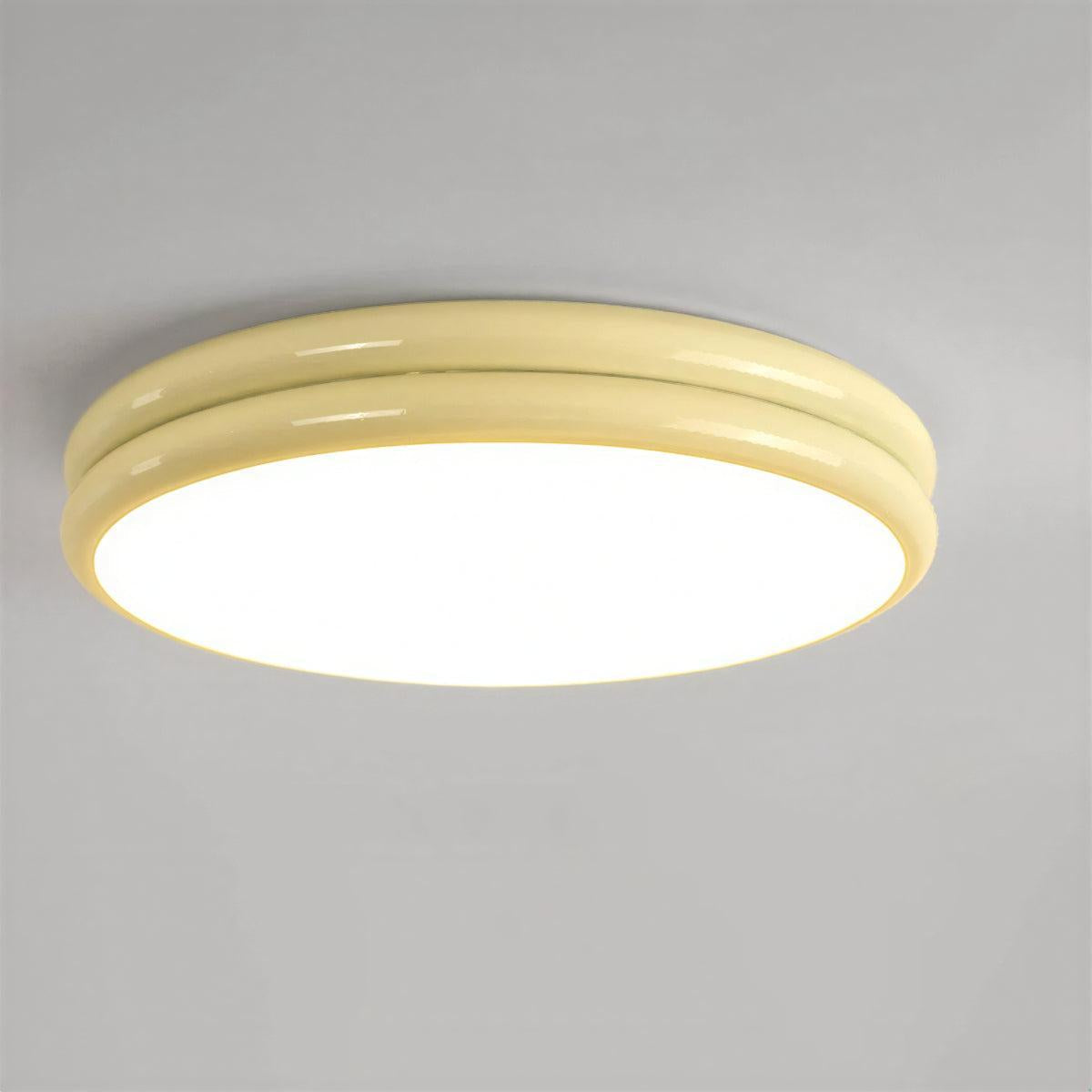 Plafondlamp Retro met Dubbele Ring en Geïntegreerde LED