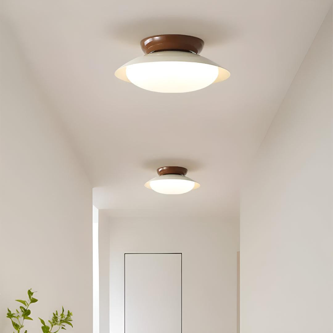 Plafondlamp Retro met Koepelvorm en Geïntegreerd LED