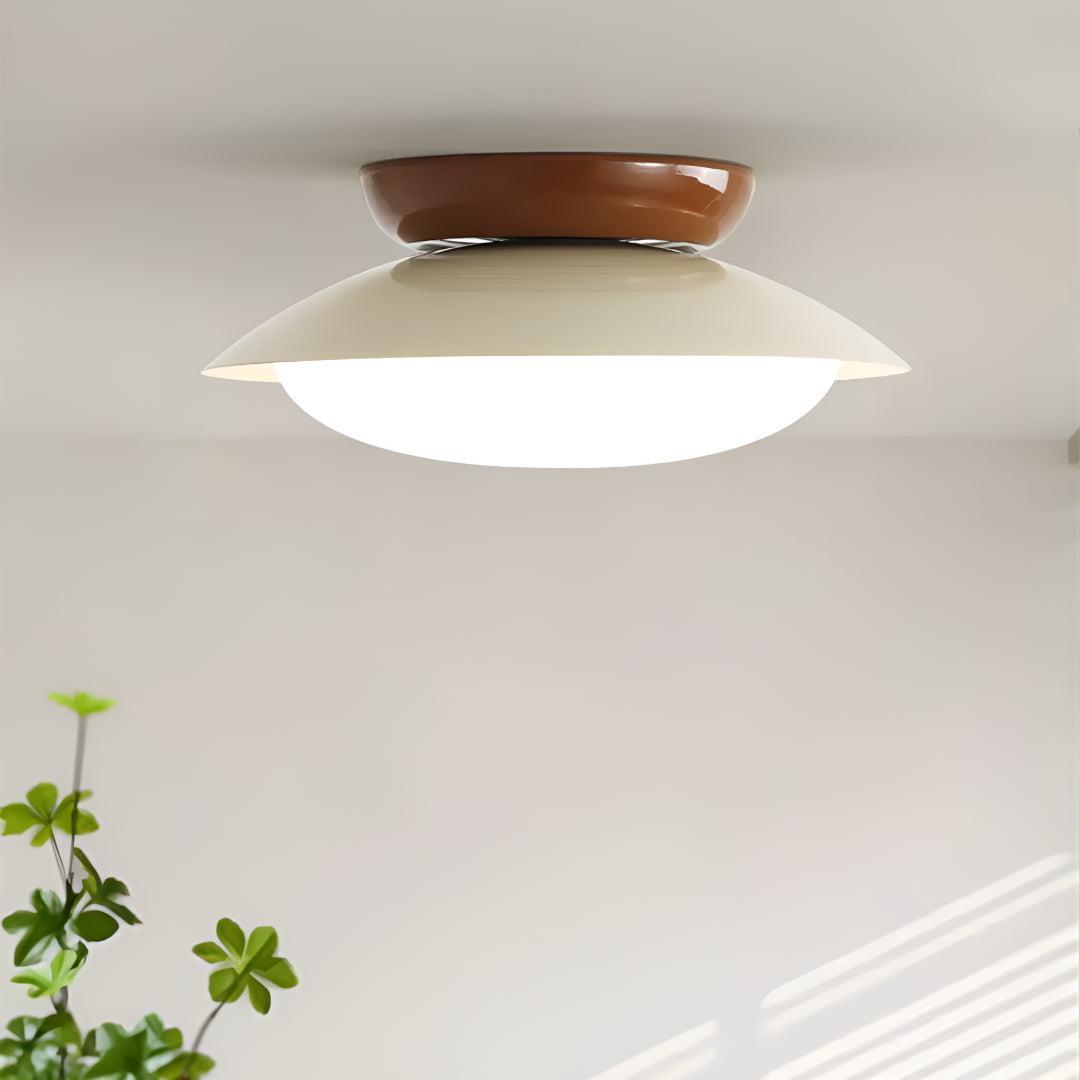 Plafondlamp Retro met Koepelvorm en Geïntegreerd LED