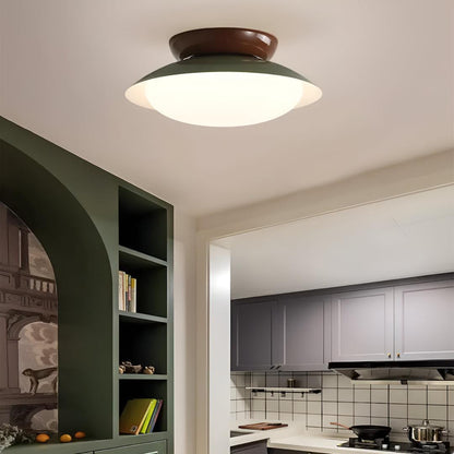 Plafondlamp Retro met Koepelvorm en Geïntegreerd LED