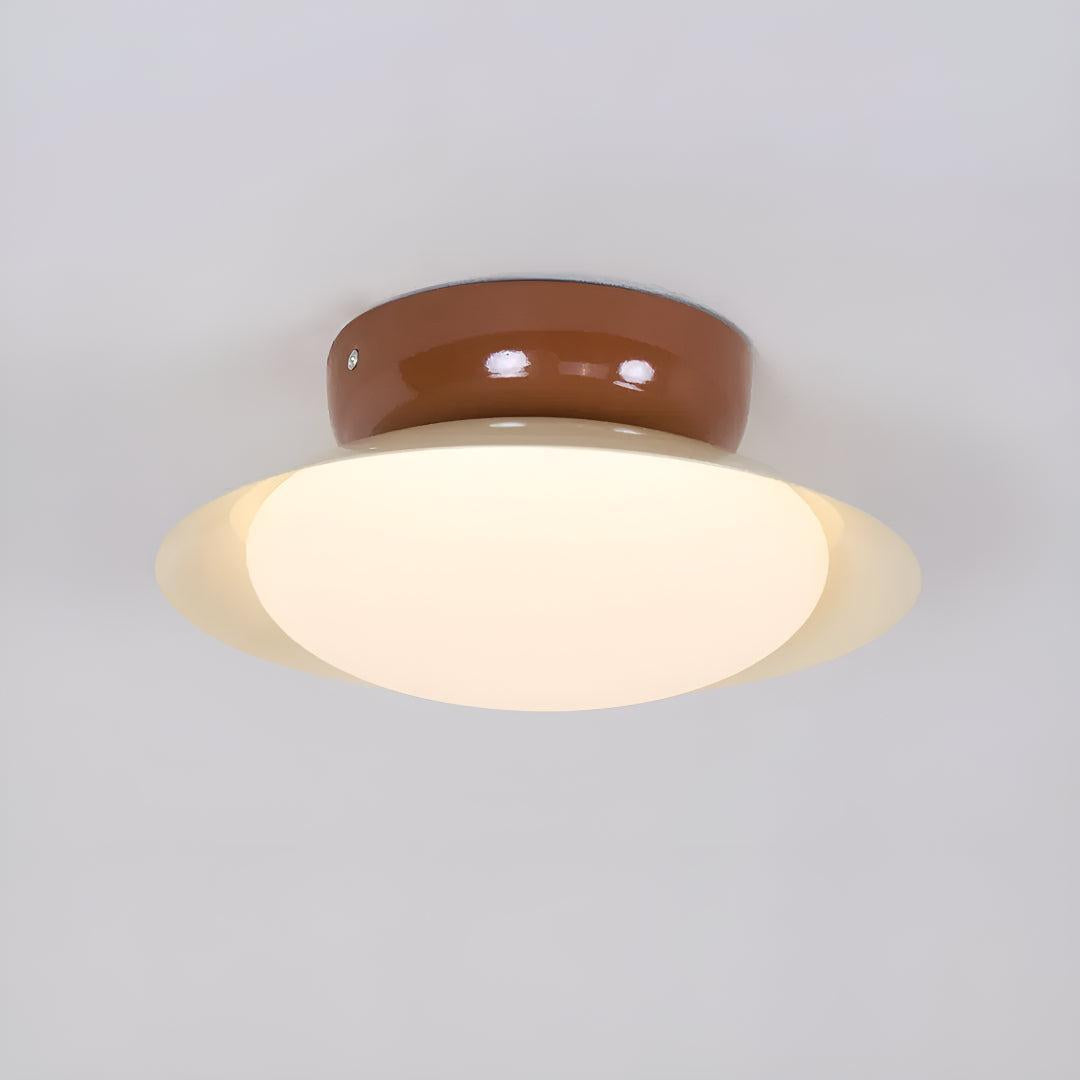 Plafondlamp Retro met Koepelvorm en Geïntegreerd LED