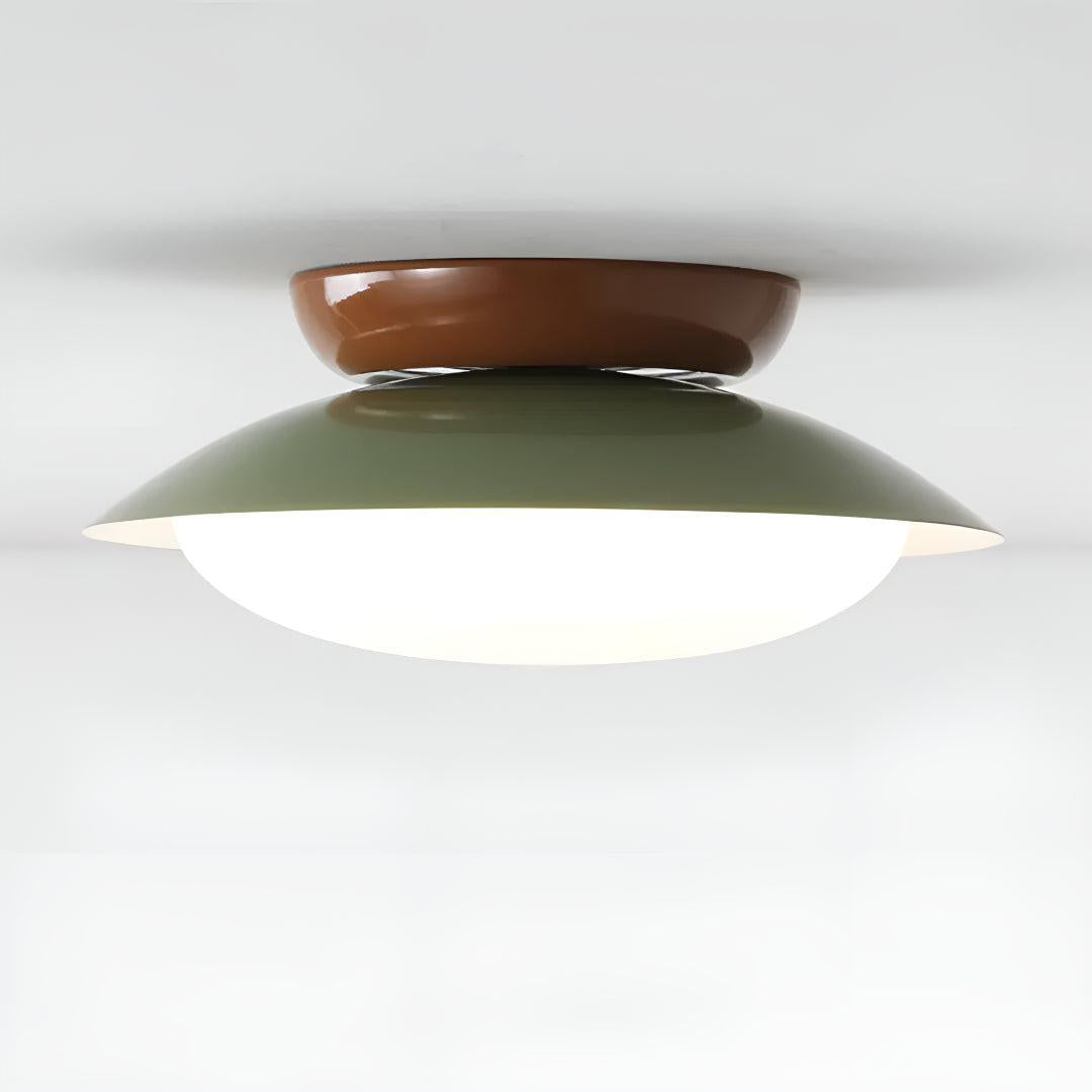 Plafondlamp Retro met Koepelvorm en Geïntegreerd LED