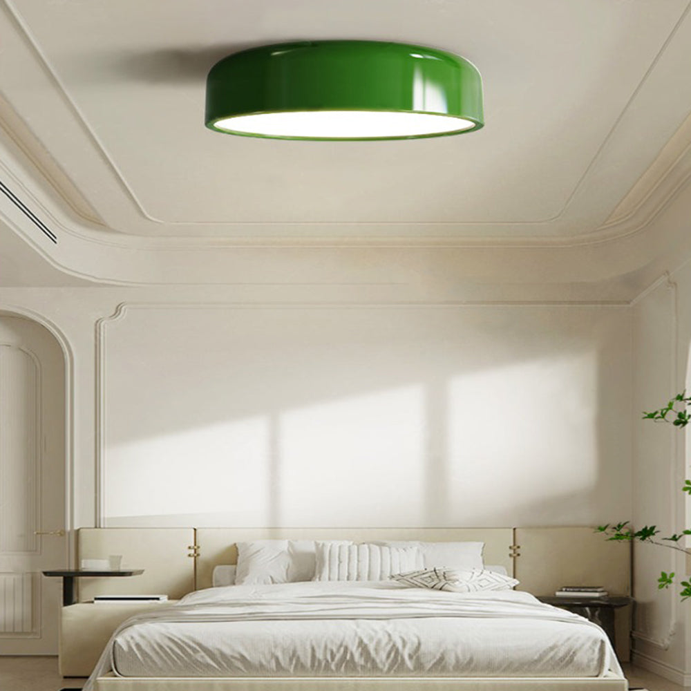 Plafondlamp Retro met Ronde Kap en Geïntegreerde LED