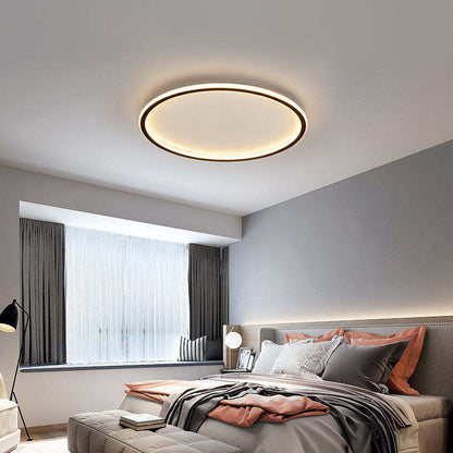 Plafondlamp Rond Minimalistisch LED met Dimbaar Ringlicht