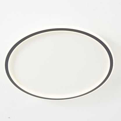 Plafondlamp Rond Minimalistisch LED met Dimbaar Ringlicht