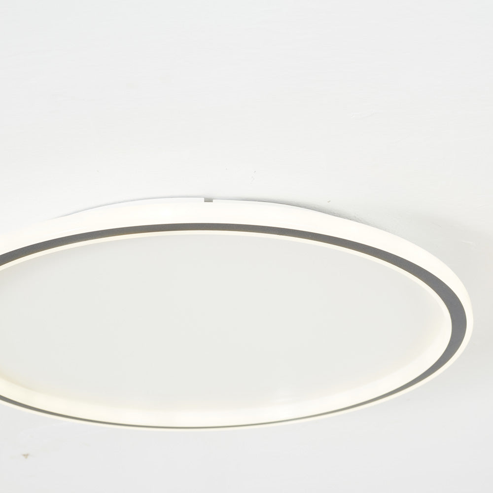 Plafondlamp Rond Minimalistisch LED met Dimbaar Ringlicht