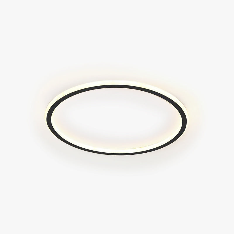 Plafondlamp Rond Minimalistisch LED met Dimbaar Ringlicht