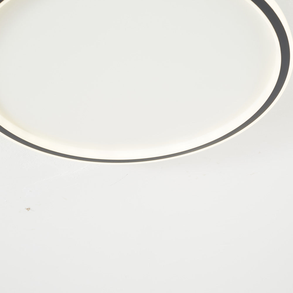 Plafondlamp Rond Minimalistisch LED met Dimbaar Ringlicht