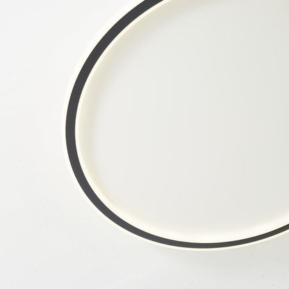 Plafondlamp Rond Minimalistisch LED met Dimbaar Ringlicht