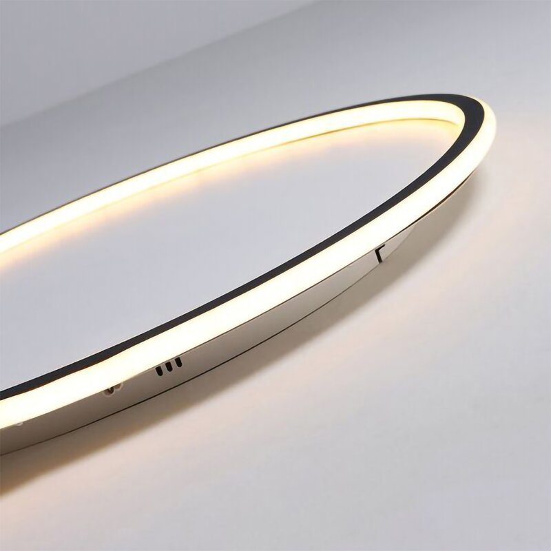 Plafondlamp Rond Minimalistisch LED met Dimbaar Ringlicht