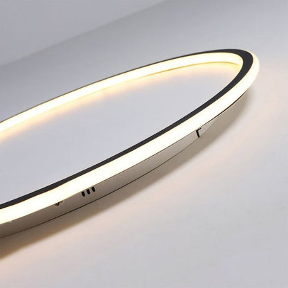 Plafondlamp Rond Minimalistisch LED met Dimbaar Ringlicht