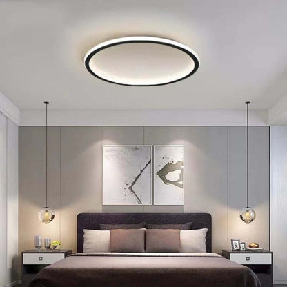 Plafondlamp Rond Minimalistisch LED met Dimbaar Ringlicht