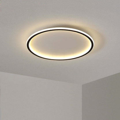 Plafondlamp Rond Minimalistisch LED met Dimbaar Ringlicht