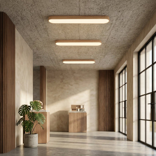 Plafondlamp Scandinavisch met Ovale Vorm en Driekleur LED