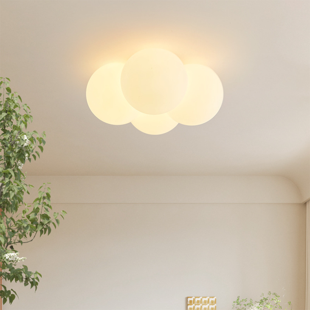 Plafondlamp Scandinavisch met Wolkvorm en Geïntegreerde LED