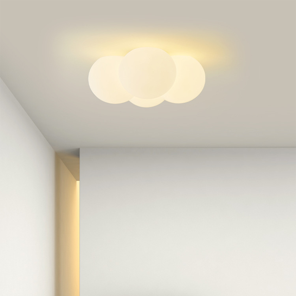 Plafondlamp Scandinavisch met Wolkvorm en Geïntegreerde LED