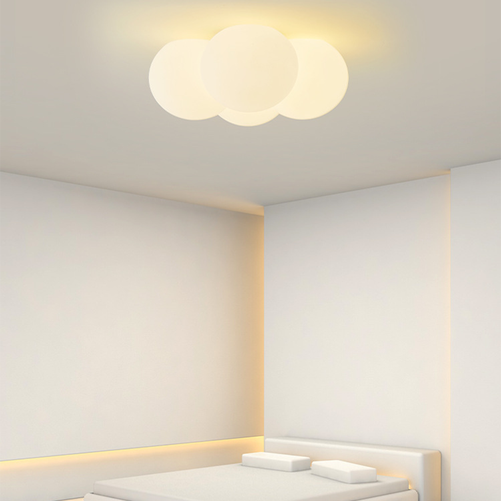 Plafondlamp Scandinavisch met Wolkvorm en Geïntegreerde LED