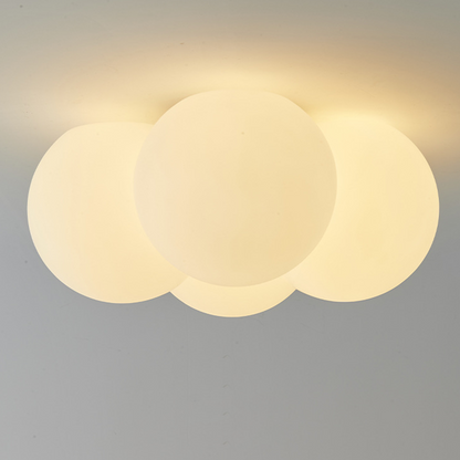 Plafondlamp Scandinavisch met Wolkvorm en Geïntegreerde LED