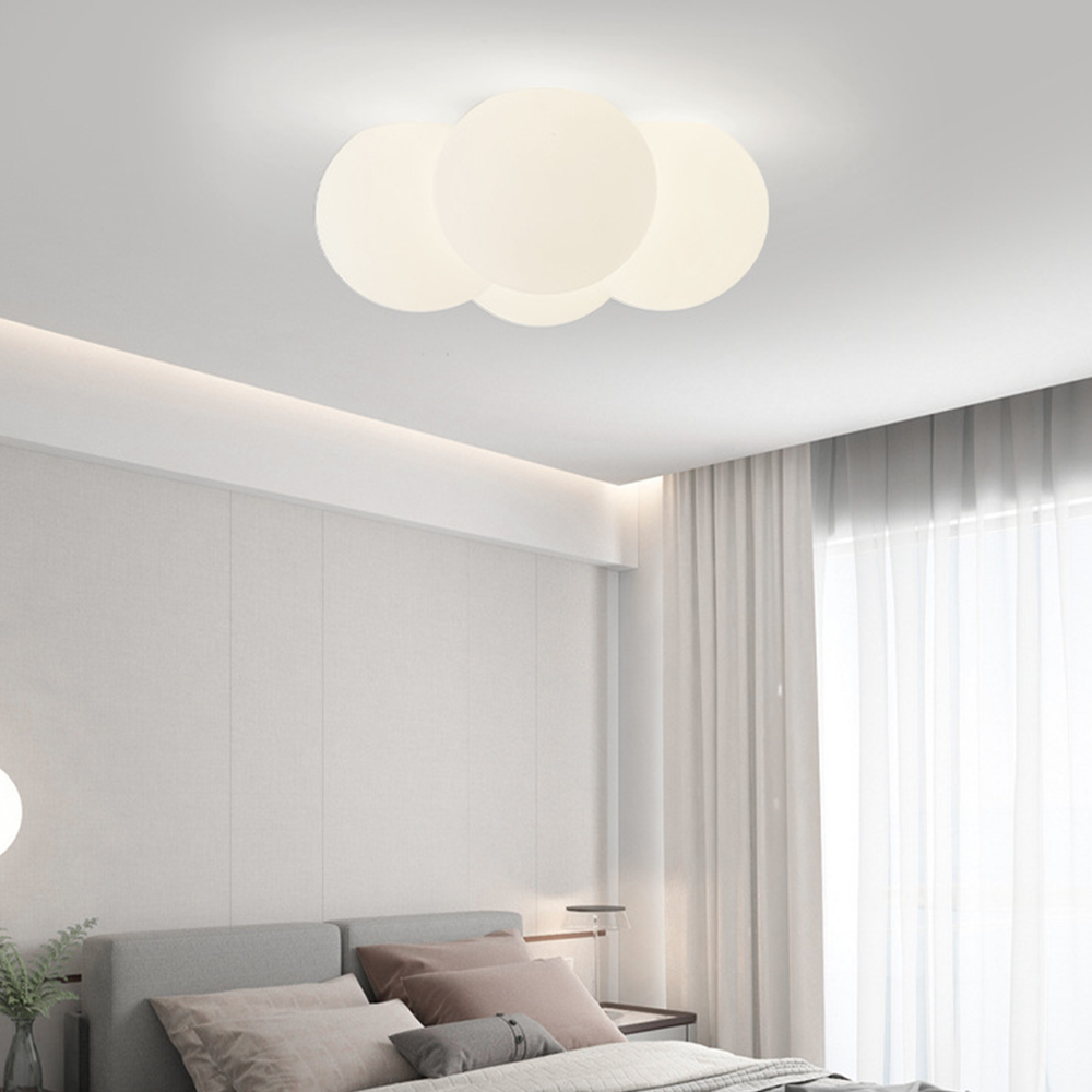 Plafondlamp Scandinavisch met Wolkvorm en Geïntegreerde LED