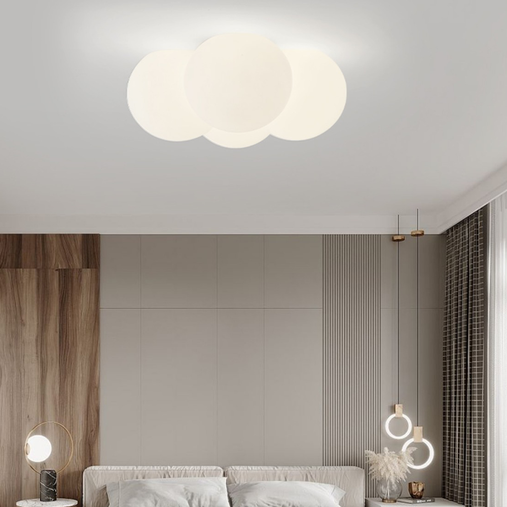 Plafondlamp Scandinavisch met Wolkvorm en Geïntegreerde LED