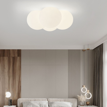 Plafondlamp Scandinavisch met Wolkvorm en Geïntegreerde LED