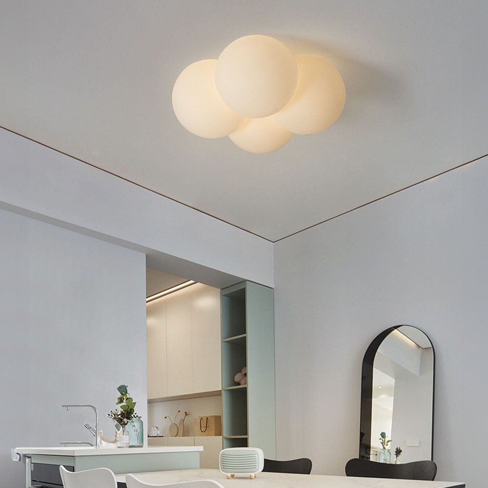 Plafondlamp Scandinavisch met Wolkvorm en Geïntegreerde LED