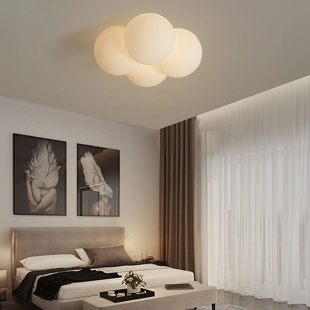 Plafondlamp Scandinavisch met Wolkvorm en Geïntegreerde LED
