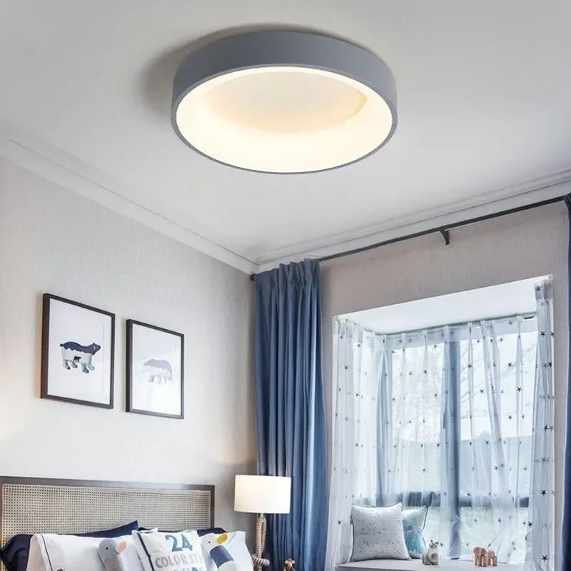 Plafondlamp Scandinavisch Rond LED Dimbaar met Afstandsbediening
