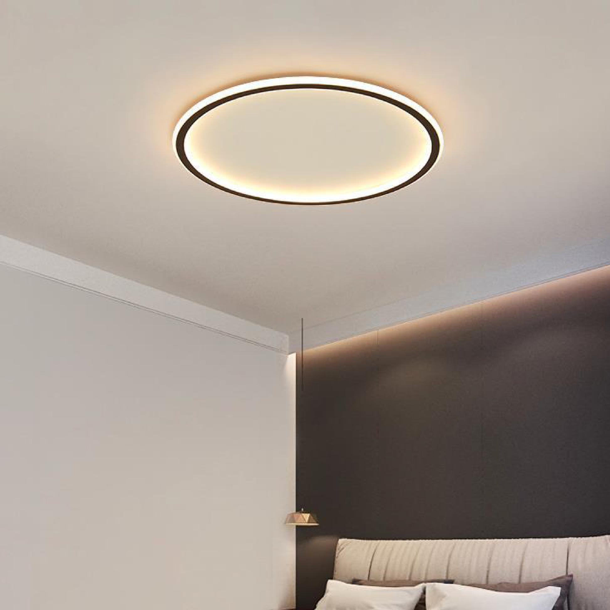 Plafondlamp Scandinavisch Rond met Geïntegreerde LED en Dimfunctie