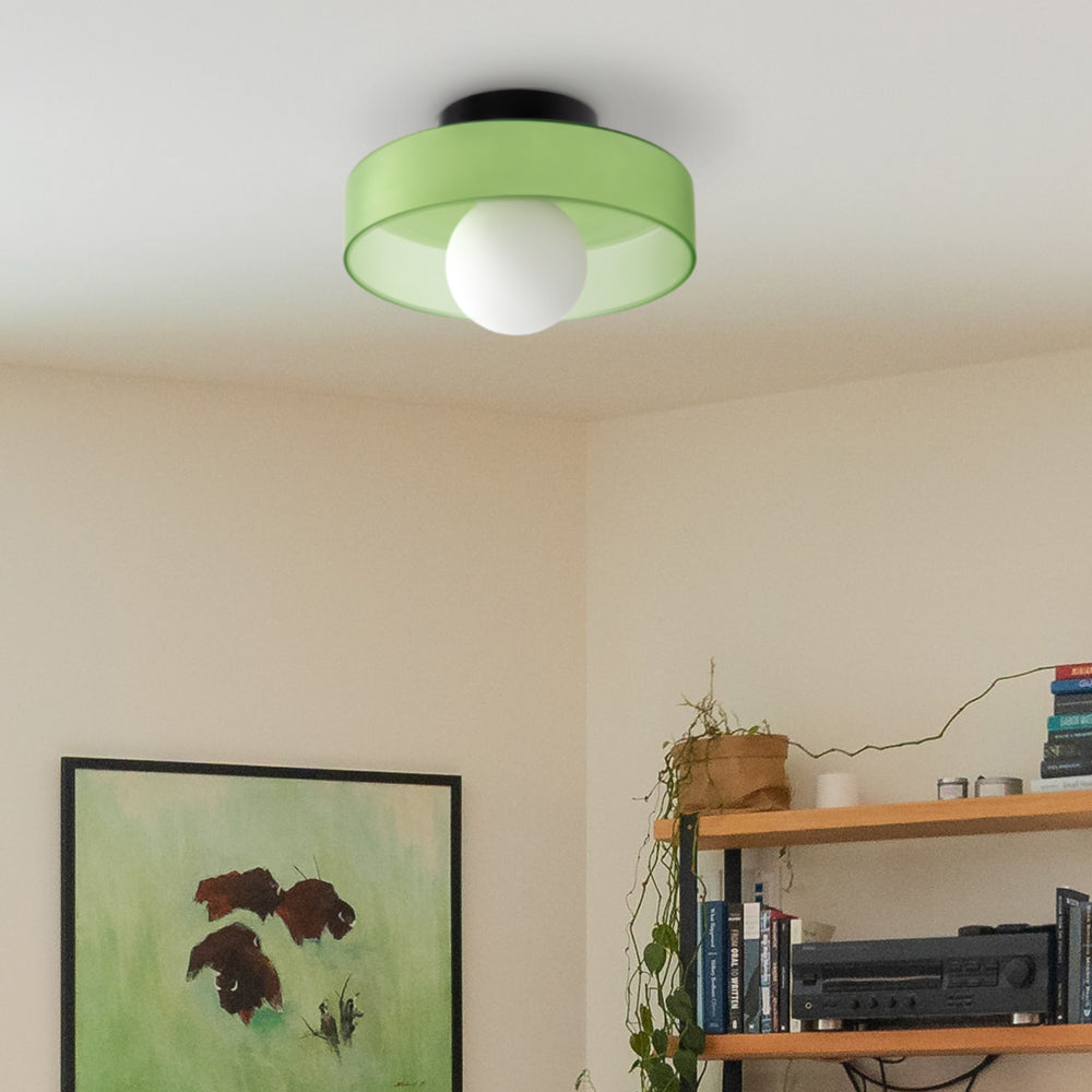 Plafondlamp Wandlamp Modern Minimalistisch met Glazen Bol en Ronde Kap
