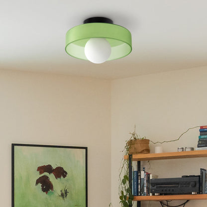 Plafondlamp Wandlamp Modern Minimalistisch met Glazen Bol en Ronde Kap