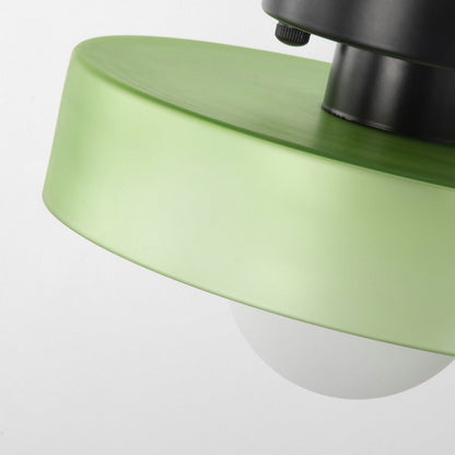 Plafondlamp Wandlamp Modern Minimalistisch met Glazen Bol en Ronde Kap