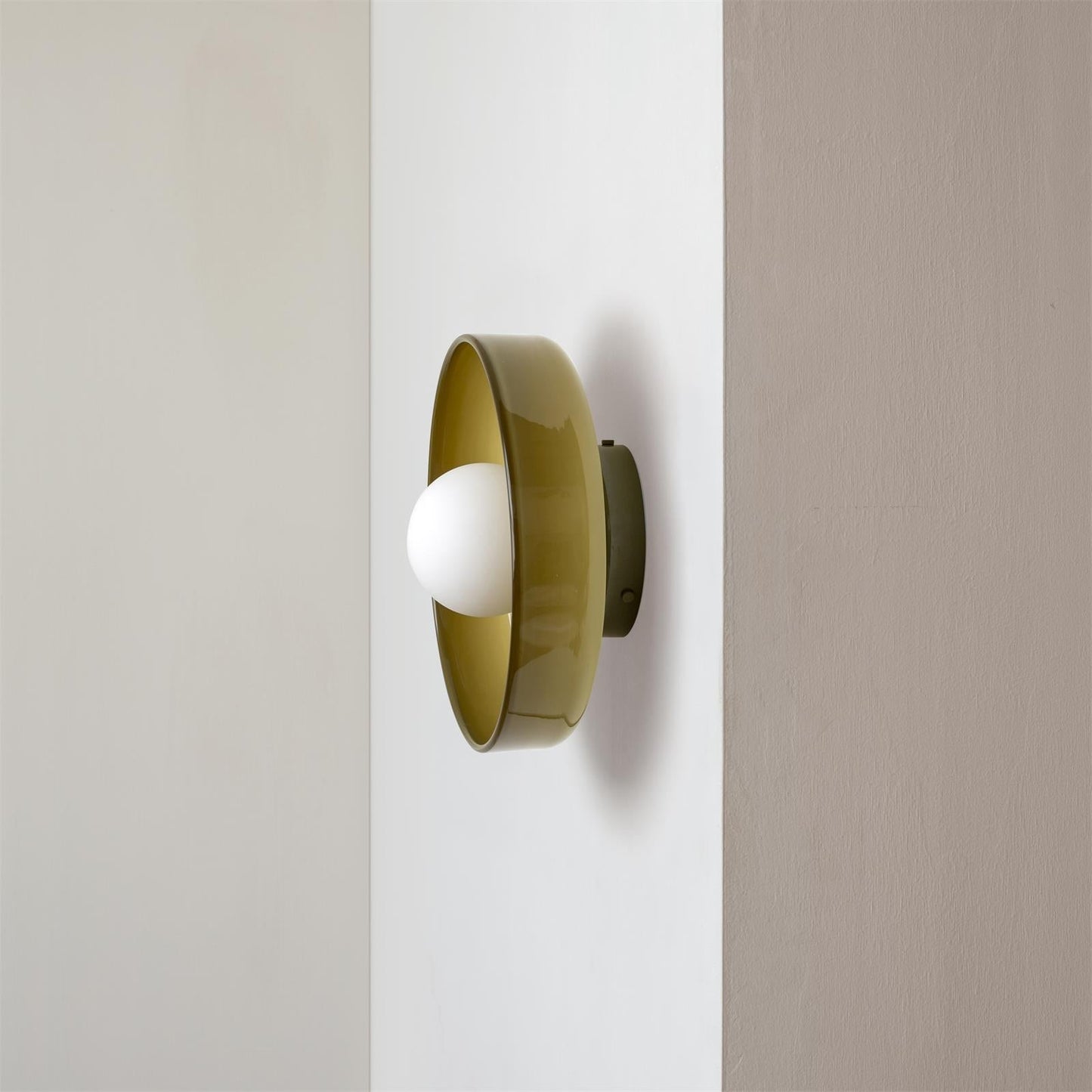 Plafondlamp Wandlamp Modern Minimalistisch met Glazen Bol en Ronde Kap