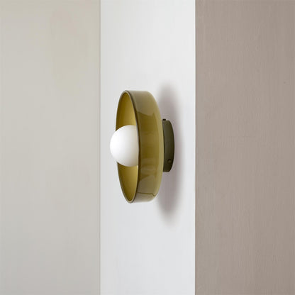 Plafondlamp Wandlamp Modern Minimalistisch met Glazen Bol en Ronde Kap