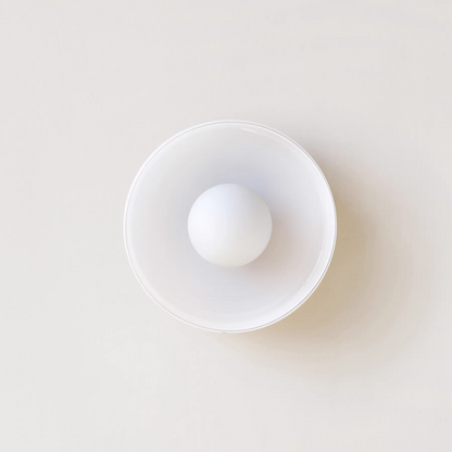 Plafondlamp Wandlamp Modern Minimalistisch met Glazen Bol en Ronde Kap