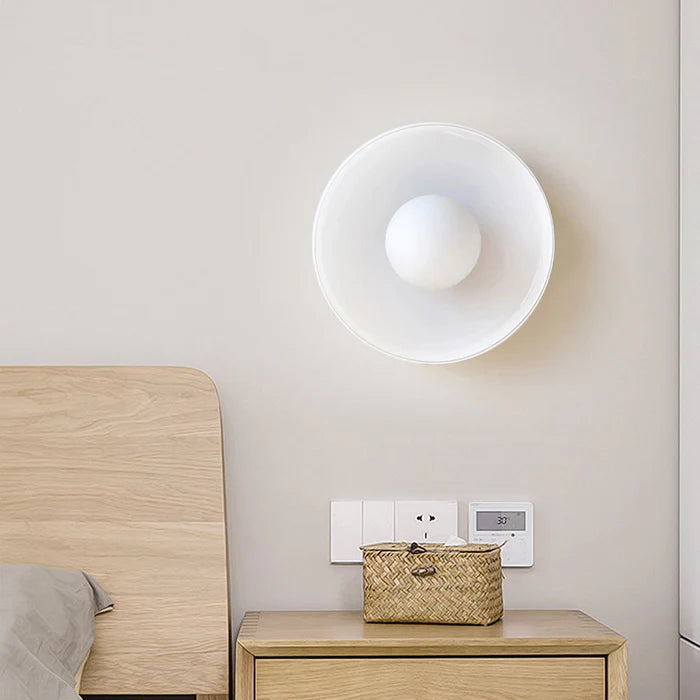 Plafondlamp Wandlamp Modern Minimalistisch met Glazen Bol en Ronde Kap