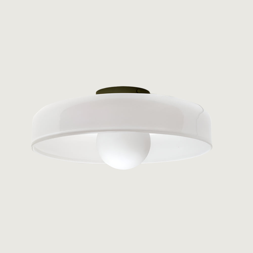 Plafondlamp Wandlamp Modern Minimalistisch met Glazen Bol en Ronde Kap