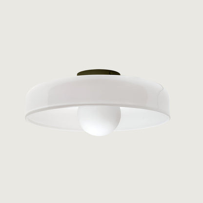 Plafondlamp Wandlamp Modern Minimalistisch met Glazen Bol en Ronde Kap