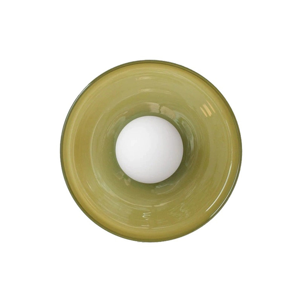 Plafondlamp Wandlamp Modern Minimalistisch met Glazen Bol en Ronde Kap