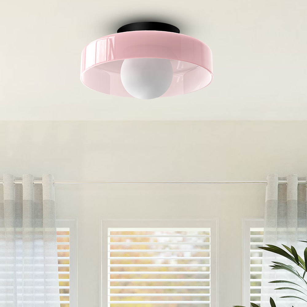 Plafondlamp Wandlamp Modern Minimalistisch met Glazen Bol en Ronde Kap