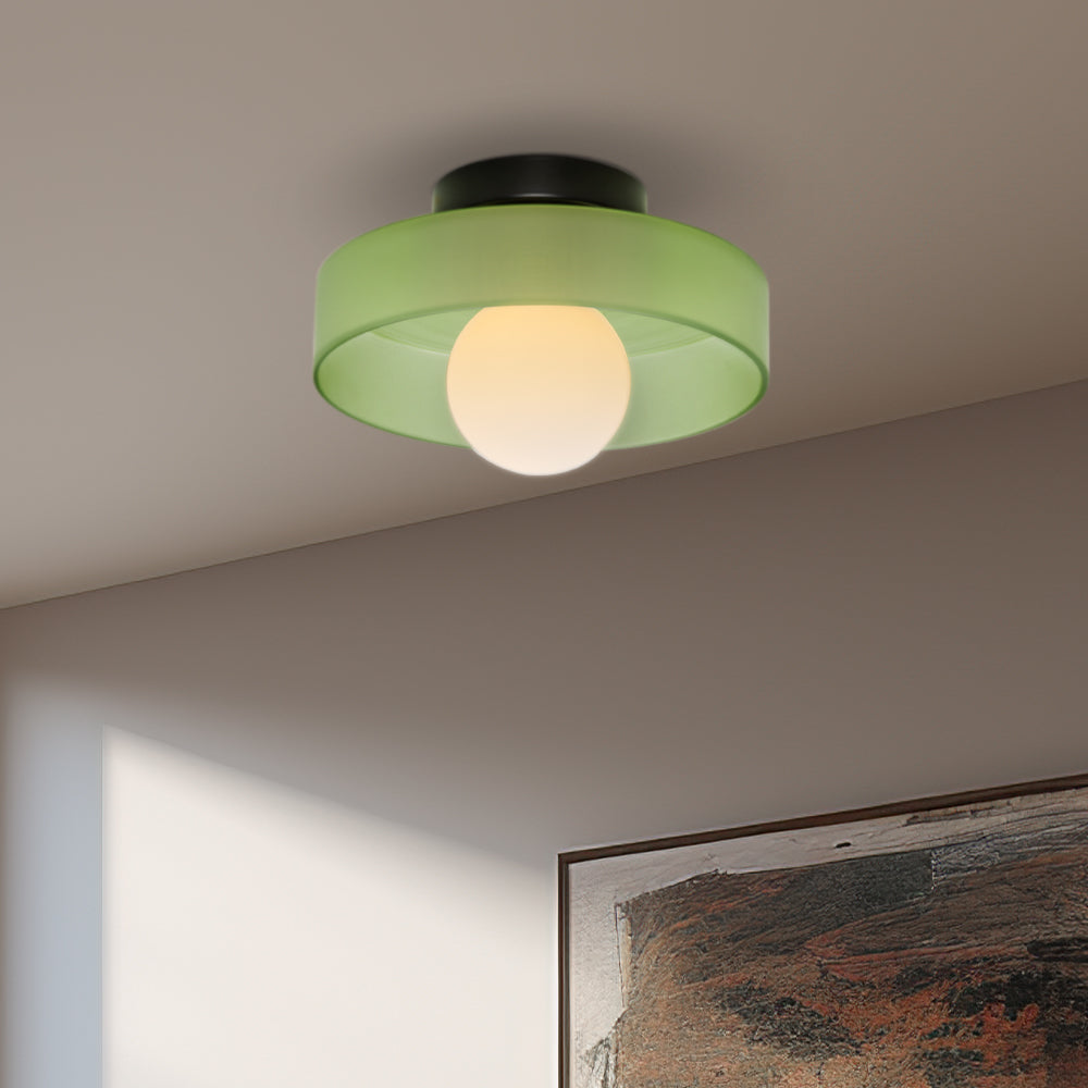 Plafondlamp Wandlamp Modern Minimalistisch met Glazen Bol en Ronde Kap